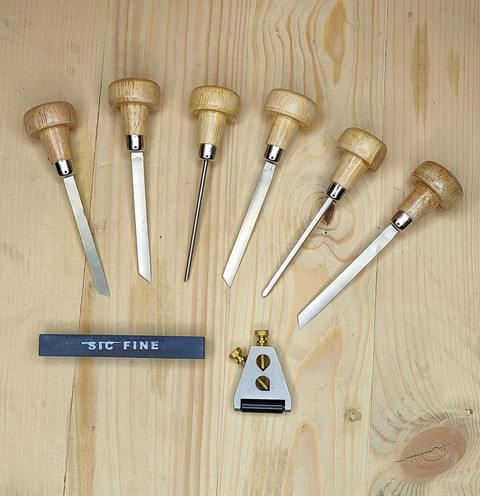 Luxuro Gravers Sharpening Stone Jewelers Engraving Tools Jewelry