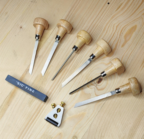 Luxuro Gravers Sharpening Stone Jewelers Engraving Tools Jewelry