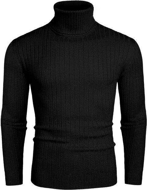 For Men High Neck Sweater Mens Flipkart Denimholic Self Design