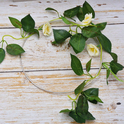 Craft Affair Metal Round Ring Hoops (Size, 8inch) Pack Of