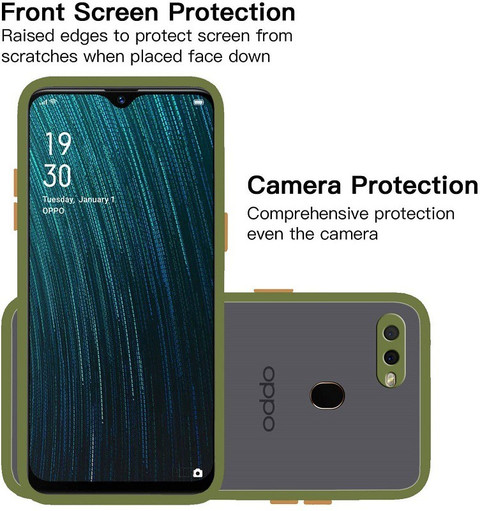 Brand Zukky Oppo A5s Shockproof Case Coverage Back Cover For Smoke