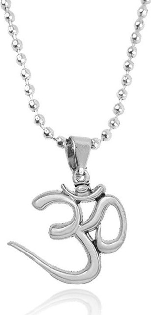 Stylewell Om Chand Symbol Silver God Lord Shiva Mahadev Mahakaal