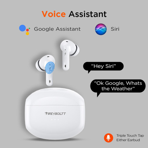 Fire-Boltt Fire Pods Atlas ANC ENC Earbuds TWS Transparent Low