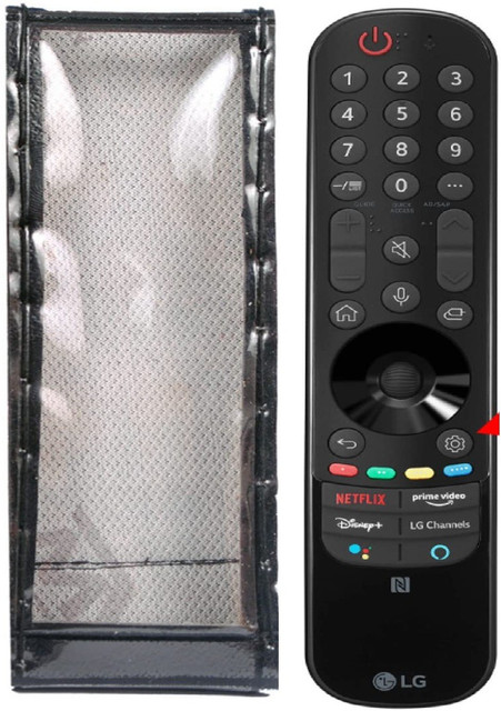 LUNAGARIYA Protective Cover for LG Smart Android Remote Control,PU