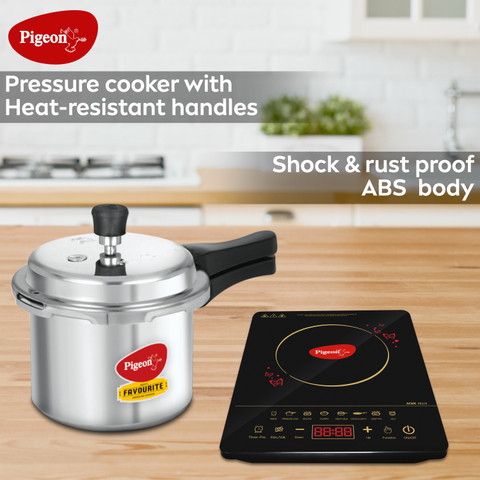 Pigeon Acer Plus Induction Cooktop with IB Ltr Pressure Cooker