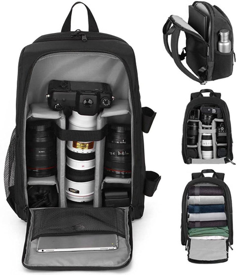 SIDRUM W6 Camera Backpack with 15 Inch Laptop Compartment & Rain Cover - Waterproof Camera Bag - SIDRUM : Flipkart.com SIDRUM W6 Camera Backpack with 15 Inch Laptop Compartment & Rain Cover - Waterproof Camera Bag - SIDRUM : Flipkart.com