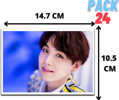 RINKON BTS Photo Cards Pack Of 20 For BTS Fans Jungkook Jimin V
