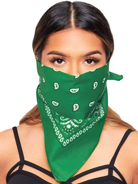 Bismaadh Paisley Print Cotton Bandana Head Wrap Headband Hair Band