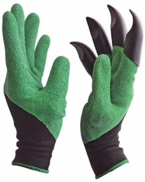Protos Heavy Duty Garden Farming Gloves Washable Right Hand  Fingertips ABS Claws Gardening Tool Gardening Shoulder Glove
