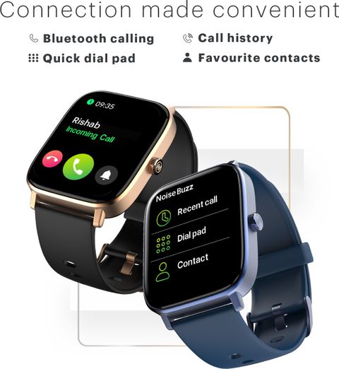 Noise Colorfit Icon 2 1.8'' Display with Bluetooth Calling, AI Voice Assistant Smartwatch (Midnight Gold Strap, Regular) - Image 7