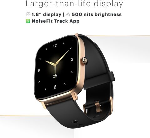 Noise Colorfit Icon 2 1.8'' Display with Bluetooth Calling, AI Voice Assistant Smartwatch (Midnight Gold Strap, Regular) - Image 8