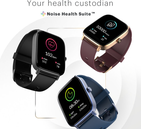 Noise Colorfit Icon Display with Bluetooth Calling, AI Voice  Assistant Smartwatch