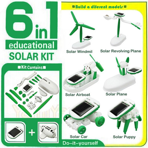 एकता Ekta 6in1 Solar Kit Robotics Series-1 DIY Kit