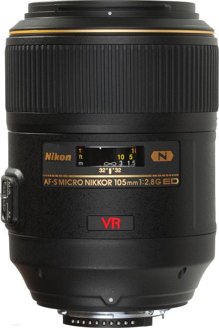 NIKON AF-S VR Micro-Nikkor 105 mm f/2.8G IF-ED Macro Prime Lens