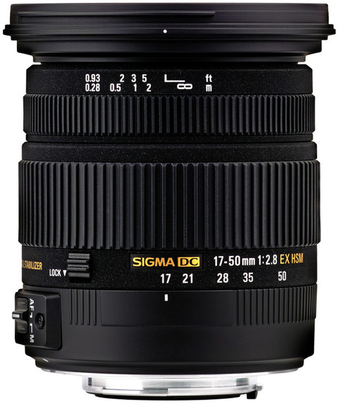 SIGMA 17 - 50 mm F2.8 EX DC (OS) Standard Zoom Lens - SIGMA