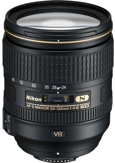 Nikon AF-S 24-120mm f3.5-5.6G ED VR 美品 NIKON AF-S NIKKOR 24 - 120 mm f/4G ED VR Telephoto Zoom Lens