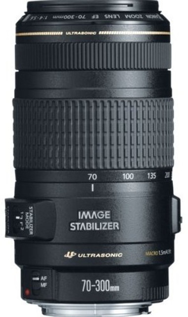 Canon EF 70 - 300 mm f/4-5.6 IS USM Telephoto Zoom Lens - Canon