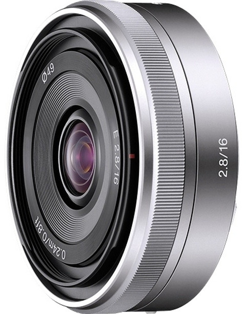 SONY SEL16F28 Interchangeable Alpha E-mount 16 mm F2.8 Wide-angle