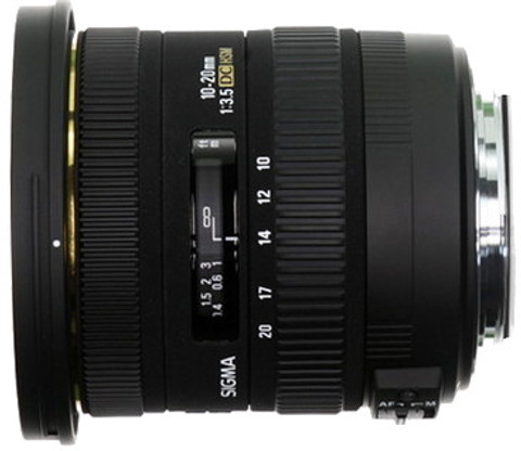 SIGMA 10 - 20 mm 3.5 EX DC HSM Wide-angle Zoom Lens - SIGMA