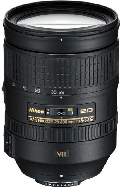 美品　Nikon AF-S NIKKOR 28-300 ED VR ズームレンズ NIKON AF-S NIKKOR 28 - 300 mm f/3.5-5.6G ED VR Telephoto Zoom Lens