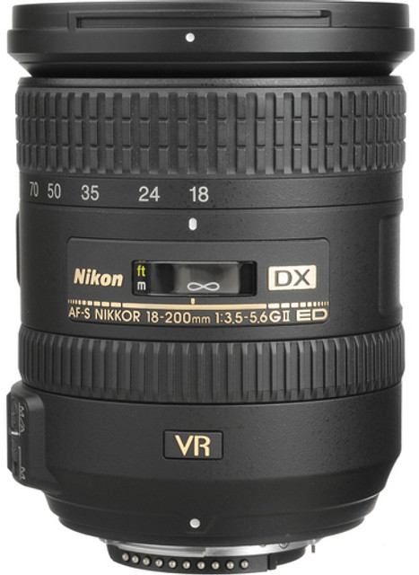 NIKON AF-S DX NIKKOR 18 - 200 mm f/3.5-5.6G ED VR II Telephoto