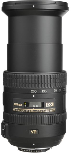 NIKON AF-S DX NIKKOR 18 - 200 mm f/3.5-5.6G ED VR II Telephoto