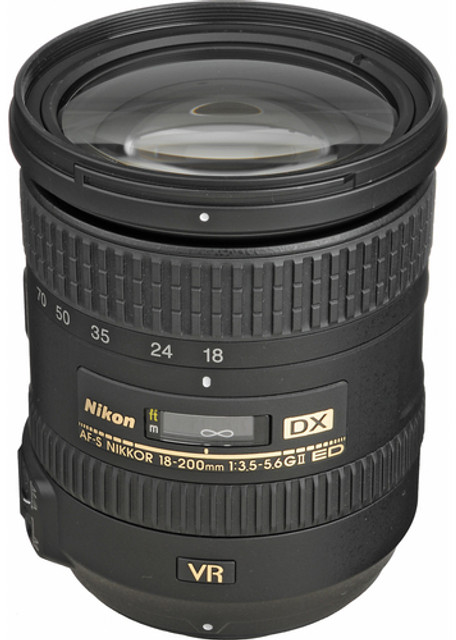 NIKON AF-S DX NIKKOR 18 - 200 mm f/3.5-5.6G ED VR II Telephoto