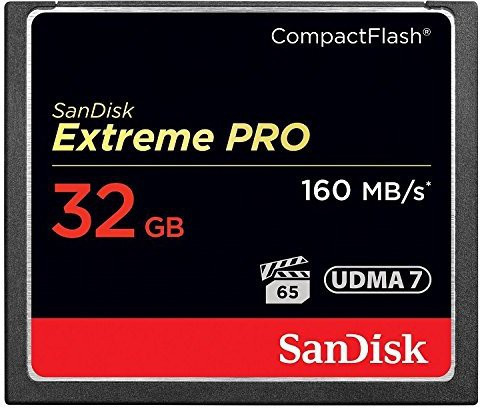 SanDisk SDCFXPS-032G-X46 Extreme PRO 32 GB Compact Flash Class 10 160 MB/s  Memory Card Compatible with Camera - Main Image
