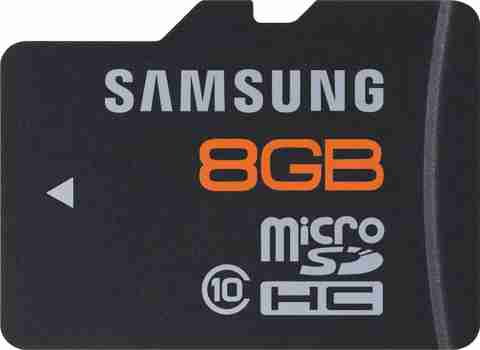 SAMSUNG MB-MP8GA 8 GB MicroSD Card Class 10 24 MB/s Memory Card