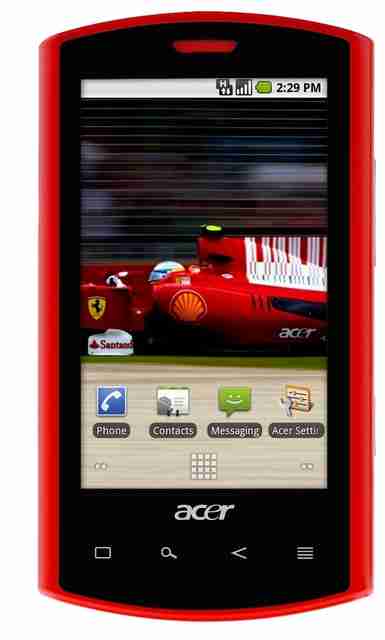 Acer Smartphone Acer Liquid E Ferrari Acer Ferrari Edition Liquid E