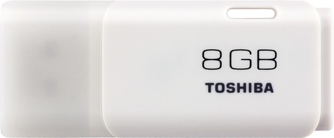 Toshiba Haya white 8gb pendrive TOSHIBA