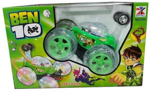 Kotak Sales Ben 10 Stunt Car High Quality Remote Control Dancing