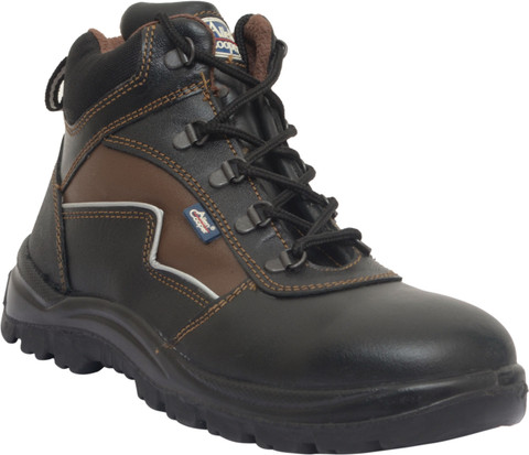 Allen Cooper Steel Toe Genuine Leather Safety Shoe Price in India