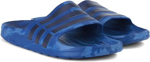 ADIDAS Men DURAMO SLIDE MARBLED Slippers Buy CROYAL/MIDIND/BLUE