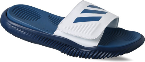 ADIDAS Men ALPHABOUNCE SLIDE Slippers Buy FTWWHT/CORBLU/MYSBLU