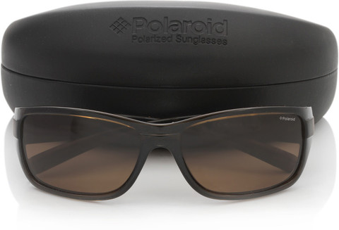 Buy POLAROID Round Sunglasses Brown For Men Online Best Prices