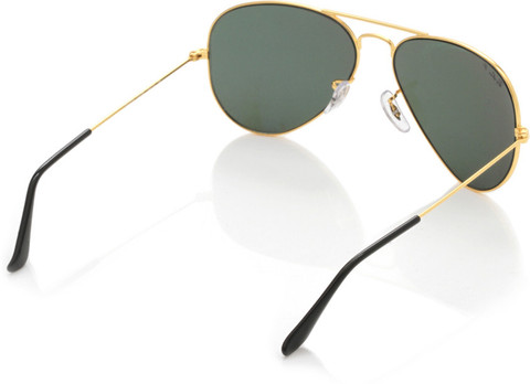Buy Ray-Ban Aviator Sunglasses Green For Men Online Best Prices