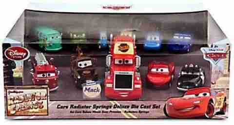 DISNEY Cars 1:43 Diecast Car 11-Pack Radiator Springs Deluxe Set