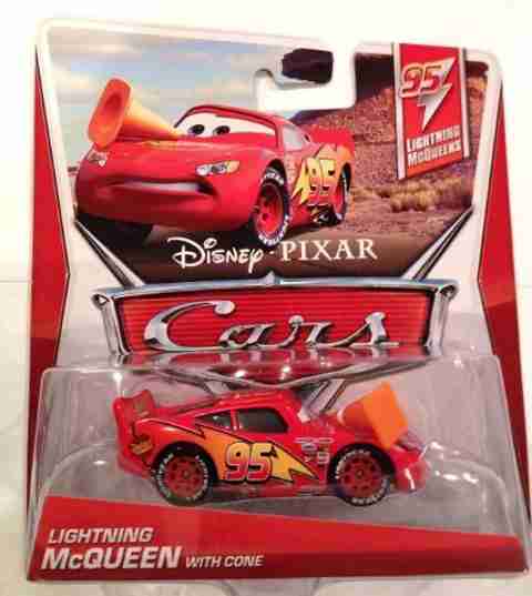 DISNEY Cars 95 Lightning Mcqueens Lightning Mcqueen With Cone Die