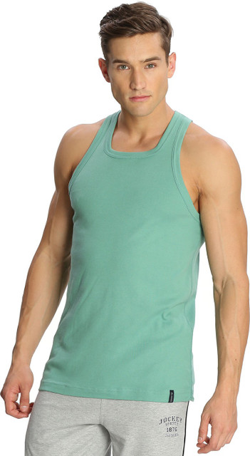 JOCKEY Men Vest Buy Mid Green JOCKEY Men Vest Online at Best