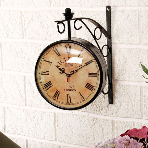 Double Sided Wall Clock Unravel India Analog Wall Clock Online