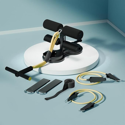 Lifelong Sit-Up Bar For Abdominal Exercise With Double Suction Cup