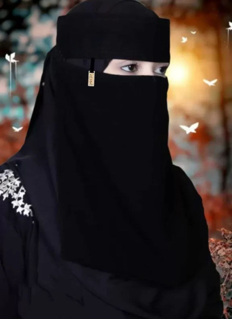 Niqab Chiffon Solid, Self Design Naqab Price in India Buy Niqab
