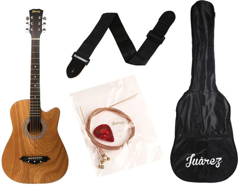 Juarez JRZ38C/ASH Acoustic Guitar Linden Wood Ebony Right Hand