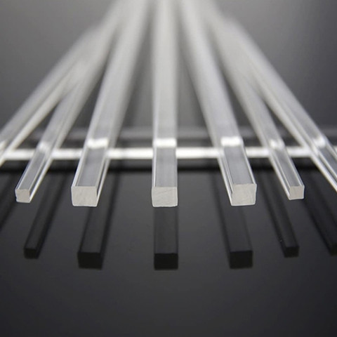 Clear Acrylic Square Rods – 1/2 Inch Thick, 36 Inches Long, Extruded Plexiglas (Pack Of 2)