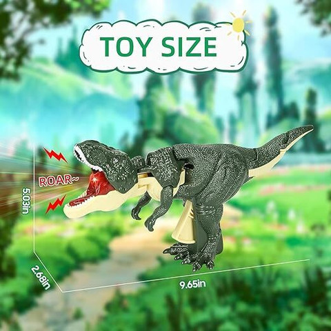 VRUX Dinosaur Toys Hand Creative Dino Figure light&sound Dinosaur