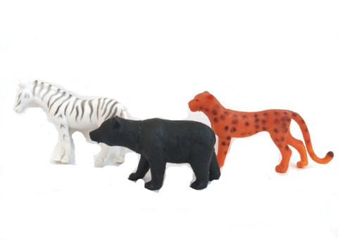 KOKEE TOYS 12 Natural World Wildlife Jungle Realistic Figures