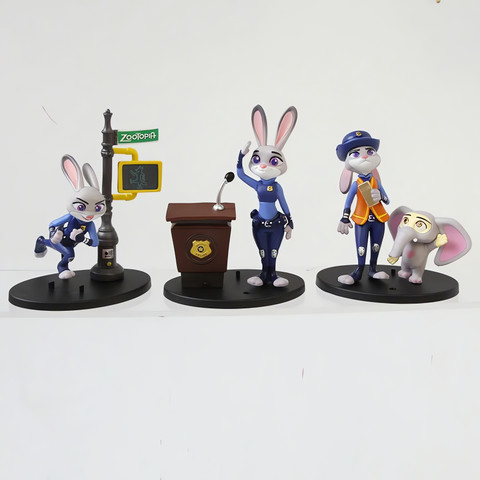 RVM Toys Zootopia Action Figure Set Nick Wilde Judy Hopps