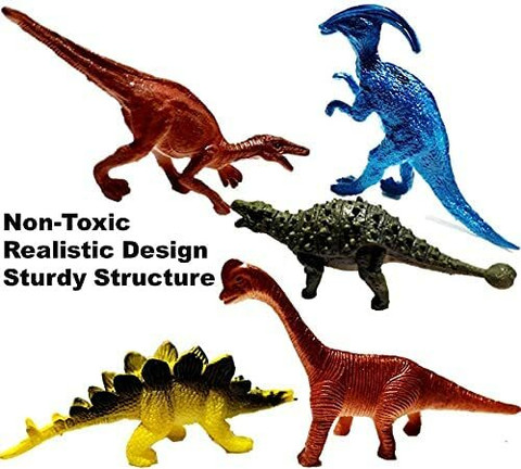 Mallexo Realistic Dinosaur Animals Jurassic World Dino Animal Set