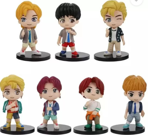 gtrp BTS Tiny Tan - POP Rocks Edition ( Set of 7 )| BTS Toy Doll